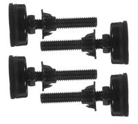 VERDANVERSE 4 Ensembles de Niveleurs de Meubles Réglables en Acier Carbone avec Patins en Feutre, Filet 3/8-16 pour Pieds de Table Robustes et Résistance la Corrosion, pour Meubles