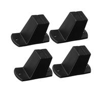 VERDANVERSE 4 Pièces de Pied à Bagages Pieds de Support de la Valise Ronde de Vitesse de Voyage remplacements Debout de Valise Black