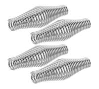 VERDANVERSE 4 Pièces Lot de Poignées à Ressort Acier pour Barbecue Poignée Sécurisée et Robuste pour Gril Foyer et Porte de Cabinet Installation Facile pour Réunions Plein Air