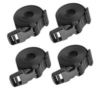 VERDANVERSE 4 pièces Lot de Sangles Élastiques Résistantes pour Bagages avec Boucle Rapide Sangles de Serrage Polyvalentes pour Fixation sur Coffre de Toit Voiture