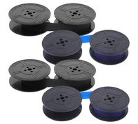 VERDANVERSE 4 Pièces Ruban Encreur Compatible avec Modèles Anciens pour Machine à Écrire Vintage Impression Nette Bobine Nylon Noir Haute Qualité pour Usage Bureau