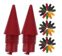 VERDANVERSE 48 Pièces Tête de Crayon Remplaçable en Graphite Solide pour Crayons de Couleur, Pratique, pour Remplacer les Pointes Cassées ou Perdues