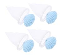 VERDANVERSE 4pièces Attrape Poils Flottant pour Machine à Laver Filet Filtre Réutilisable Boule Anti-Peluches Lavage pour Vêtements Collecteur Cheveux Chats Et Chiens
