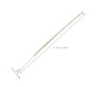 VERDANVERSE 5 pièces Set de Bracelets Acier Titanium Plaqué Or Ajustables pour Femmes Design Simple et Élégant Bijoux Mode pour et Usage