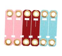 VERDANVERSE 6 Pièces Bird Leg Bands for Parrots Pigeons and Small Birds Soft Artificial Leather Foot Rings for Comfortable Training and Outdoor Use