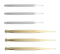 VERDANVERSE 6 Pièces Ear Point Probe Pen Set Stainless Steel Precision Acupuncture Tools For Facial And Ear Massage Manual Reflexology Stick For Pressure Point Therapy