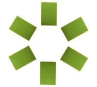 VERDANVERSE 6 Pièces Filtre Éponge pour Aquarium et Étang Matériau de Filtration Réutilisable Éponge Préfiltre Épaisse Verte Captage des Déchets Compatible pour Réservoirs et Bassins