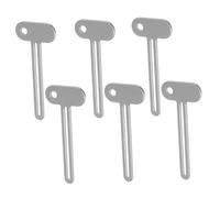 VERDANVERSE 6 pièces Presse-tube Dentifrice Métal Distributeur Manuel pour Tubes de Dentifrice Colle Crèmes et Cosmétiques Outil et Facile à Utiliser pour Économiser Produit et Éviter le