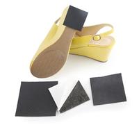 VERDANVERSE 6 Semelles Antidérapantes Autocollantes pour Chaussures Patchs Carrés Résistants à Usure Protection Talons Noirs pour Talons Hauts