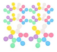 VERDANVERSE 60 Pièces Étui Coloré pour Lentilles de Contact en Plastique Double Compartiment Indépendant, Compact et Résistant aux Taches, Maison Bureau