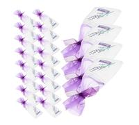VERDANVERSE 60 pièces Sachets Lavande Vides Parfumés Porte-parfum Portable Compact pour Armoire Voiture Maison Multifonction 60pcs Nouveau Modèle Violet Foncé