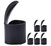 VERDANVERSE 6Pcs Chef de la Manette des Gaz Professionnel pour Moto, Repose-accélérateur, ABS Noir, Résistant à l'Usure, pour Conduite Longue Distance et Contrôle Facile