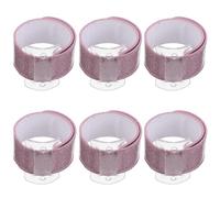 VERDANVERSE 6pièces Bracelets pour Demoiselles Honneur Bracelet Floral à Pression Accessoires de Mariage pour Demoiselles Honneur Enterrement de Vie de Jeune Fille Bal de Promo Rose