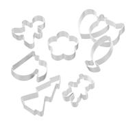VERDANVERSE 8 pièces Emporte Acier Inoxydable pour Biscuits Outils de Pâtisserie DIY pour Créer des Gâteaux Formes Amusantes Cœurs Fleurs Arbres Personnages Chats Poissons Ours