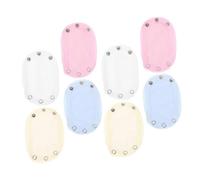 VERDANVERSE 8pièces Rallonges Coton Doublé Pour Bodies Accessoires Extension Avec Boutons-pression Et Tout-petits