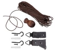 VERDANVERSE Accessoires pour Rideaux et Stores en Plastique Léger, Set de 1 pour Corde de Rideau Enrouleur Pratique, pour Fenêtre et Chambre à Vivre
