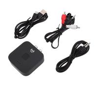 VERDANVERSE Adaptateur Audio sans Fil Portable Connexion NFC pour Voiture et Usage Domestique, Récepteur Audio sans Fil 5.0 Noir en Abs, Compatible 3.5 Mm et Double RCA, Alimentation Dc5v