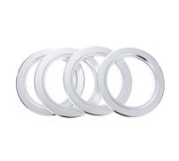 VERDANVERSE Anneau De Protection en Aluminium pour Nichoirs 4pcs Anti-Morsure Métal Solide 4 Accessoire pour Perroquets Élevage d'oiseaux Amateurs d'oiseaux