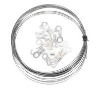 VERDANVERSE Bandes Chauffantes de Scellage 06 MM Fil Rond 5 M avec 20 Connecteurs pour Machine à Sceller Thermique Éléments Chauffants Interchangeables Haute Température Pièces de Rechange