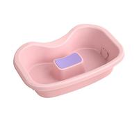 VERDANVERSE Bassin de Lavage Cheveux Portable pour Bac Shampoing Ergonomique pour Personnes Âgées Femmes Enceintes et Alités Plateau de Rinçage Confortable pour Lit et Salle de Bain