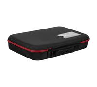 VERDANVERSE Boîte de Rangement Ignifuge pour Piles AA AAA 9v et Lithium, Étui Rigide Portable Poignée en Eva Noire, Organisateur Pratique pour Maison, Bureau et Voyages