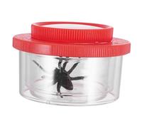 VERDANVERSE Boîte Loupe à Insectes Rouge Kit Dobservation Scientifique pour Garçon Fille Éducatif Exploration Nature et Insectes Extérieur