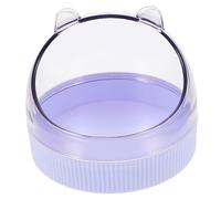 VERDANVERSE Bol Transparent pour Hamster Écuelle Amovible Inoxydable pour Alimentation Et Eau Accessoire pour Petits Animaux Et Facile à Nettoyer