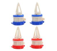VERDANVERSE Bouchon pour Brique de Lait 4Pcs Couvercle, Extension pour Boissons en Brique en ABS et Silicone, Pratique et Facile à Nettoyer pour Boîtes à Boissons