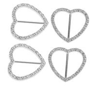 VERDANVERSE Boucle D'écharpe Brillante Délicate, Fermoir Pour Chemisier Et Foulard, Accessoire Décoratif Féminin, 4 Pièces, Ornement Élégant Pour Soirées Et Événements