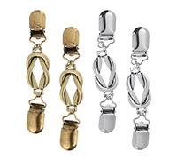 VERDANVERSE Boucles D’écharpes Vintage Décoratives En Alliage Ancien, Lot De 4 Pièces, Pinces à Tricot Pour Femmes, Accessoires Pour Cardigans, Pulls Et Châles, Style Rétro, Usage Quotidien