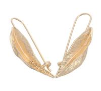 VERDANVERSE Boucles d’oreilles vintage en forme de feuille dorée, puces d’oreilles en alliage léger pour femme, accessoires de mode élégants parfaits pour fêtes, travail et sorties quotidiennes