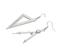 VERDANVERSE Boucles d'Oreilles Pendantes Élégantes de Ciseaux pour Femmes Bijoux Créatifs en Argenté Accessoire Unique pour Fêtes et Événements Design Original et