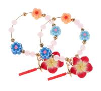 VERDANVERSE Boucles D'oreilles Pendantes Fleuries Hawaïennes En Pâte Polymère, Légères Et Colorées, Pour Femmes Et Filles, Pour Fêtes D'été Et Usage Quotidien, Style Bohème