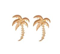 VERDANVERSE Boucles Oreilles à Tige Forme Palmier Style Plage Pour Fille Femme Décorations Bijoux Oreilles Clous