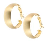 VERDANVERSE Boucles Oreilles Cercle Dorées Épaisses Vintage pour Femmes Légères et Confortables Bijoux Simples et Minimalistes pour Toutes Occasions