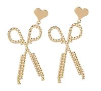 VERDANVERSE Boucles Oreilles Ciseaux Dorées Légères pour Femmes Clous Oreilles Délicats pour Coiffeuses Bijoux Fins et Originaux