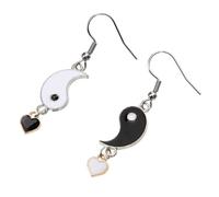 VERDANVERSE Boucles Oreilles Pendantes Yin Yang Alliage Pour Femme Bijoux Fantaisie Mode Légères Et Durables Style Tai Chi Pour Tenue Élégante Ou Décontractée