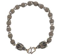 VERDANVERSE Bracelet Cuivre Pur Rétro Unisexe avec Perles Mates et Tête de Dragon Bijou Artisanal pour Hommes et Femmes Amateurs de Mode