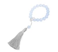 VERDANVERSE Bracelet De Perles Chapelet Musulman En Verre, Bracelet De Prière Décoratif, Perles Délicates, Pour Pratique Religieuse Et Bien-