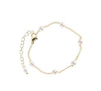 VERDANVERSE Bracelet De Perles Pour Femmes Avec Chaîne Bijoux Élégants Pour Mariage Décorations Pour Demoiselles Honneur