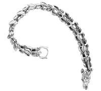 VERDANVERSE Bracelet Dragon Rétro Bijoux Hip Hop pour Hommes Chaîne de Poignet Distinctive Décor Personnalisé pour Fête et Occasions Spéciales
