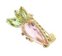 VERDANVERSE Broche Carotte en Alliage de Zinc pour Femme Épingle de Rechange Esthétique Accessoire Polyvalent pour Vêtements Vestes et Paquet à Dos Broche Vintage Anti-Exposition