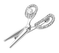 VERDANVERSE Broche Ciseaux avec Épingle Décorative pour Vêtements Femme Accessoire Élégant pour Costume et Écharpe Design et Créatif Pin Mode Unisexe