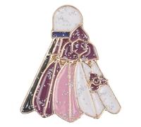 VERDANVERSE Broche de Badminton en Alliage de Zinc Émaillé, Insigne de Revers Sport Vintage, Épingle de Manteau Unisexe, Accessoire Mode pour Vêtements, Chapeaux et Paquet, Présent Original