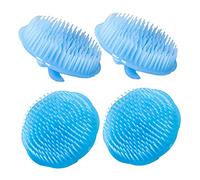 VERDANVERSE Brosse pour Cuir 4Pcs Exfoliante et Nettoyante Masseur de Cuir Outil de Lavage pour Soins Capillaires pour Démangeaisons et Pellicules pour Toutes Types de Cheveux
