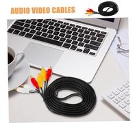 VERDANVERSE Câble Audio Stéréo RCA Mâle Mâle avec Connecteurs Triple pour TV DVD Vcd Câble Auxiliaire pour Haut Parleurs et Équipements Audio Vidéo