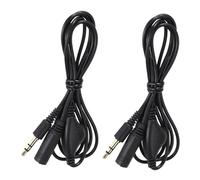 VERDANVERSE Câble D'Extension Audio 3.5 Mm avec Réglage par Poulie Et ContrôLe du Volume CâBle Rallonge Casque Audio pour TéLéPhone Portable Mp3 Noyau Cuivre Durable