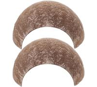 VERDANVERSE Cachette pour Reptiles en Coque de Noix Brune, Décor Créatif pour Terrarium Détails Réalistes, Lot de 2 Pièces pour Aménagement Paysager de Terrarium