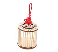 VERDANVERSE Cage Portable Bambou pour Sauterelles et Insectes Cage Suspendue Ronde Surface sans Bavure pour Observation et Extérieur