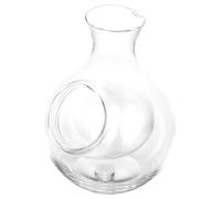 VERDANVERSE Carafe à Vin en Verre 300Ml Carafe Décanteuse Anti-Fuite Récipient à Liqueur Design Élégant pour Amateurs de Vin pour Dîner et Réceptions